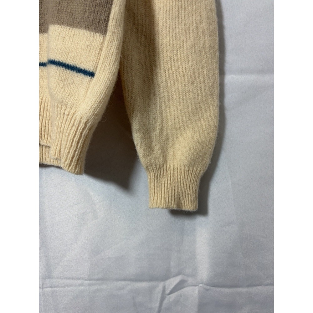 Vintage Debenhams Shetland‎ Wool Pullover Preppy Sweater Size Small Soft - Picture 2 of 13